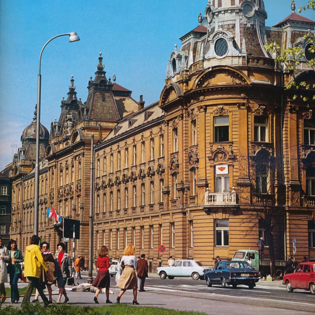 Mihanovićeva ulica oko 1975.-1980. godine